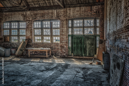 Abandoned Brick Building