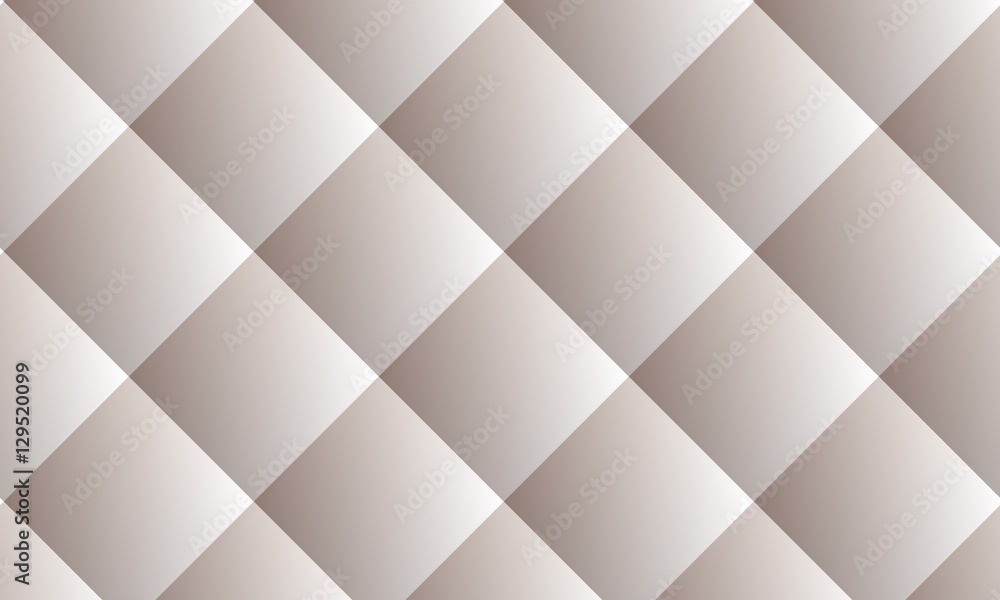 Fototapeta premium Gradient background diamonds. Low poly background. Light brown color. Polygon background