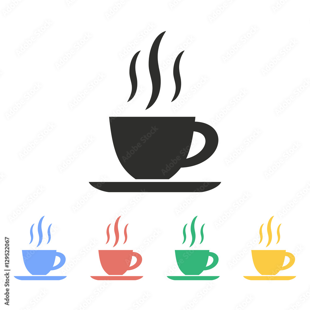 Obraz premium Coffee cup - vector icon.