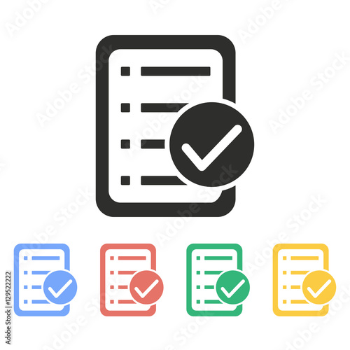 Checklist - vector icon.