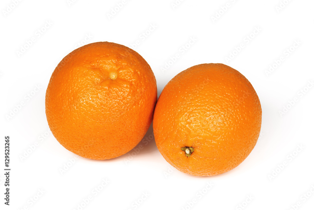 Fresh orange isolated on a white background. Ripe citrus fruit full of vitamins. Fresh orange isolated on a white background. Ripe citrus fruit full of vitamins.