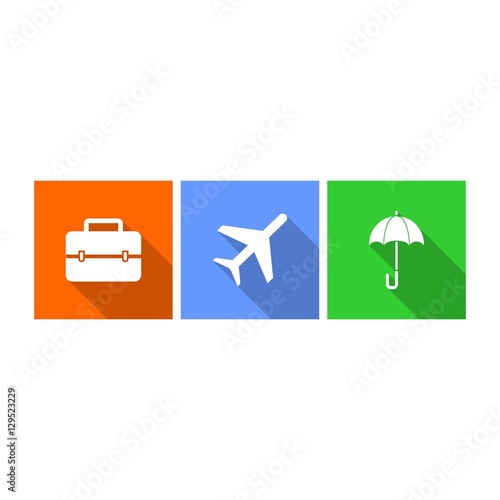 Travel site logo vector