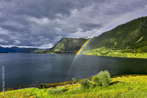 Vagsoy Island, Norway, Beautiful landscape of Norway, Scandinavia
