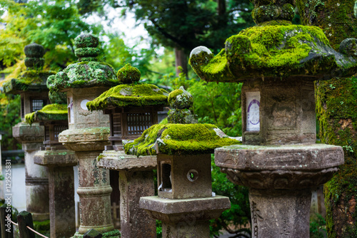 Stone lanterns in Kasuga-taisha shrine, Nara, Japan