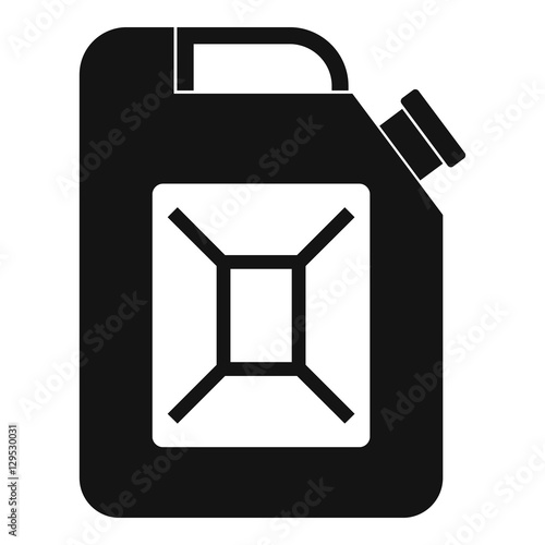 Jerrycan icon. Simple illustration of jerrycan vector icon for web