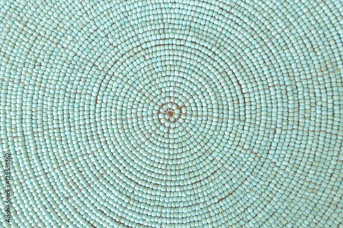 Fototapeta Blue beads background