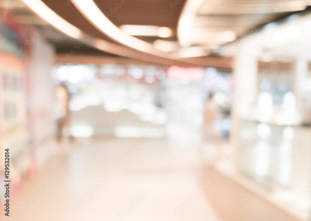 Blurred Shopping mall Interior background Blurred Shopping mall Interior background