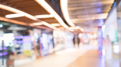 Blurred Shopping mall Interior background © Chavalit