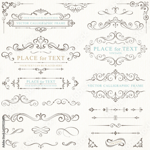 Ornate frames and scroll elements.