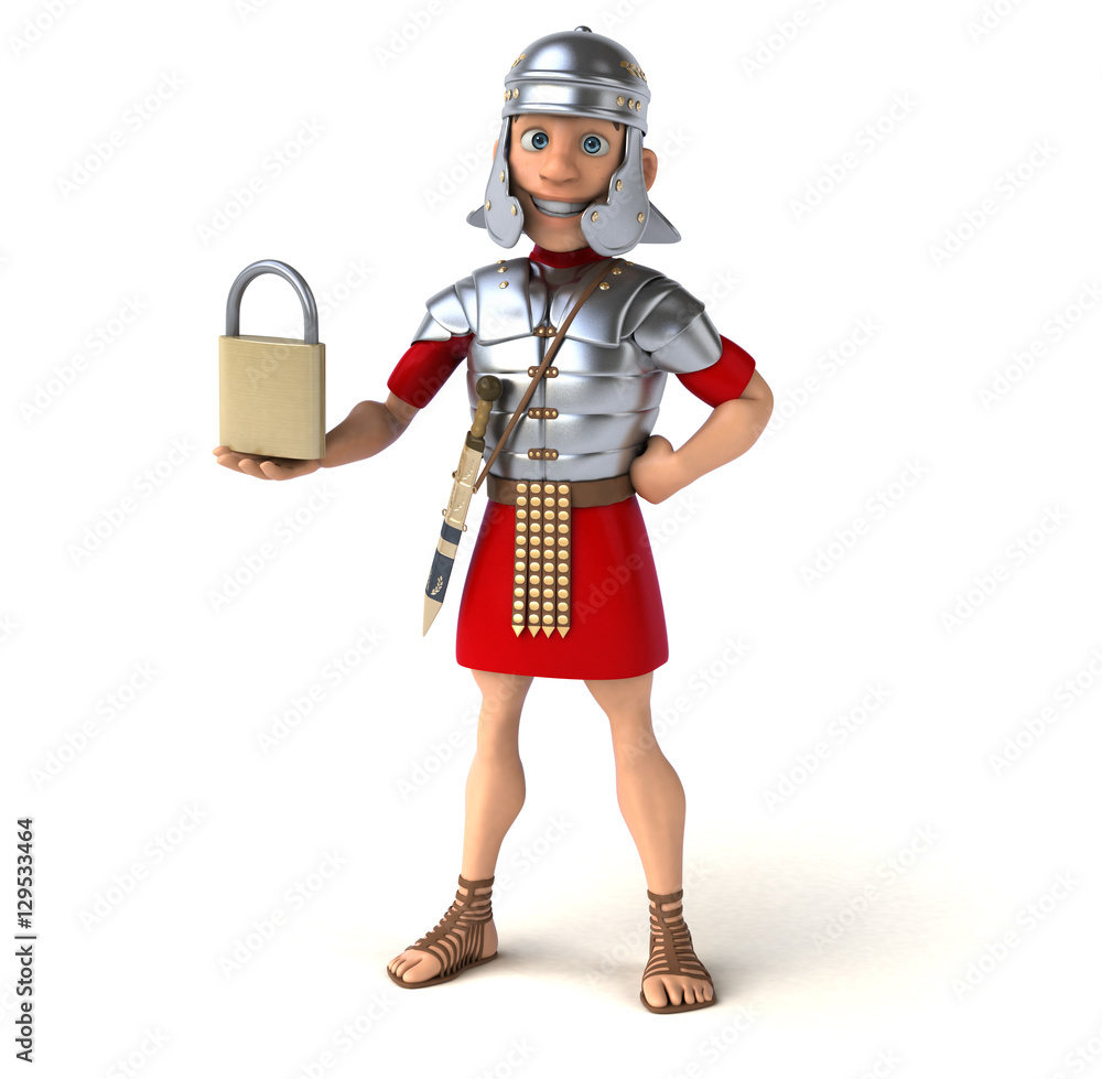 Naklejka premium Roman soldier