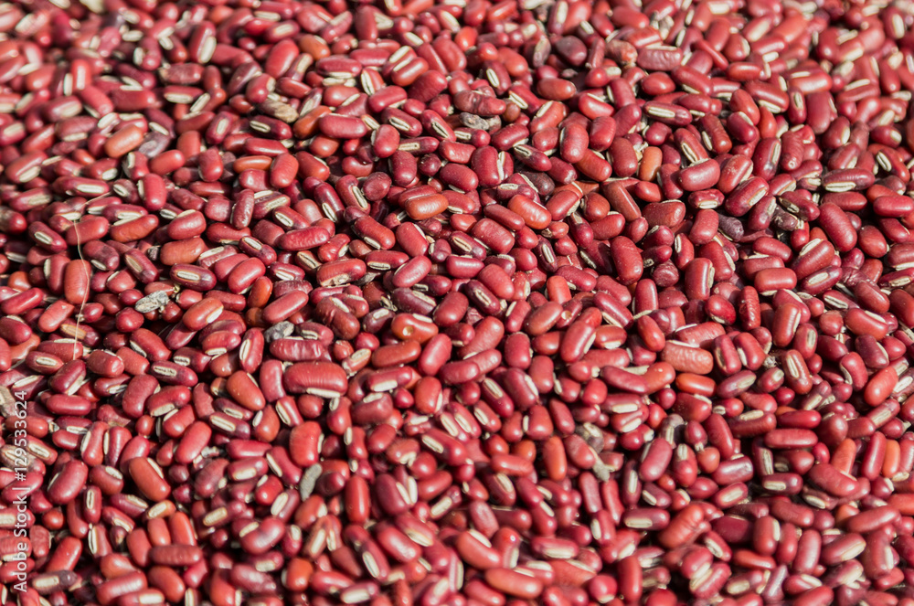 red bean seed tuxture and background, close up red bean seed tuxture and background, close up