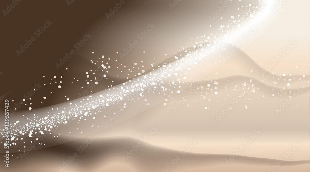Digital vector abstract empty brown background with sparkle, stars, water bubbles and light waves. Ready for product placement and infographic, ads, print or magazine Digital vector abstract empty brown background with sparkle, stars, water bubbles and light waves. Ready for product placement and infographic, ads, print or magazine