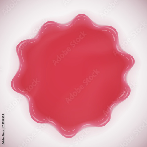 Fresh delicious sweet berry jelly or jam vector 
illustration