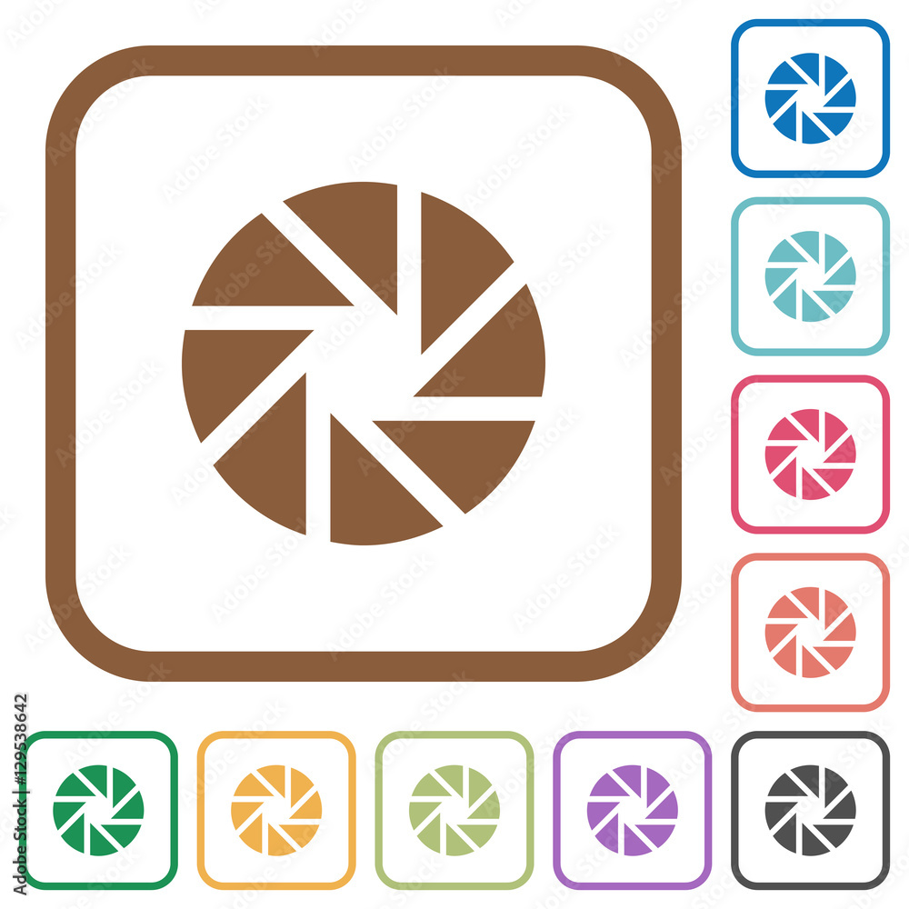 Aperture simple icons