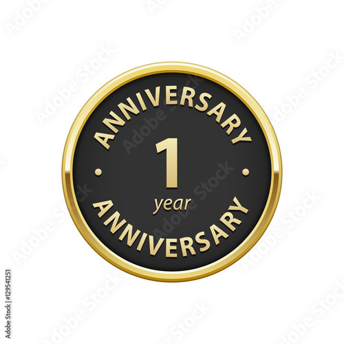 Anniversary 1 year badge  