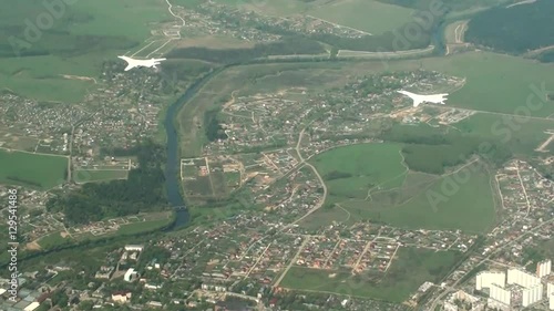 A couple of bombers over the city