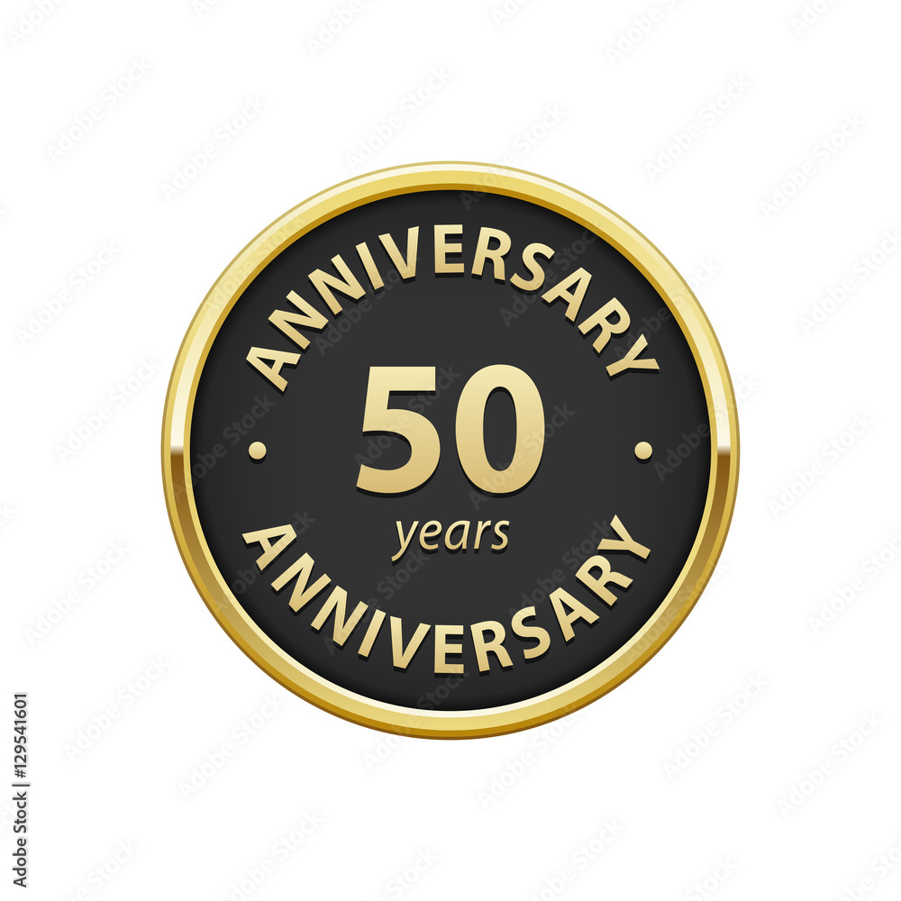 Anniversary 50 years badge