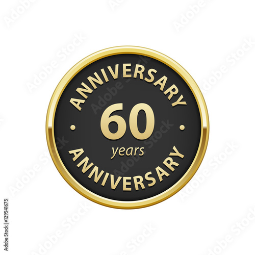 Anniversary 60 years badge 