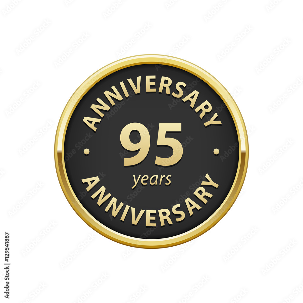 Anniversary 95 years badge