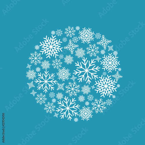fond-flocon de neige