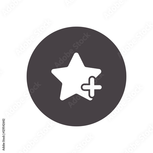 add favorite icon vector