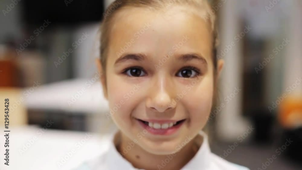 happy smiling beautiful preteen girl at school happy smiling beautiful preteen girl at school