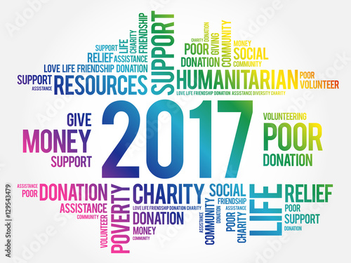 2017 help word cloud concept background
