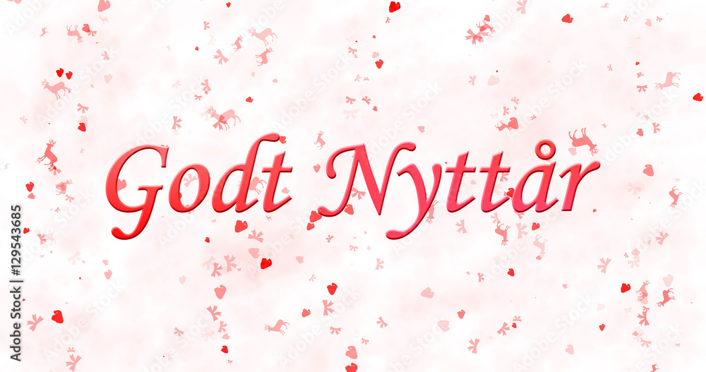 Happy New Year text in Norwegian Happy New Year text in Norwegian