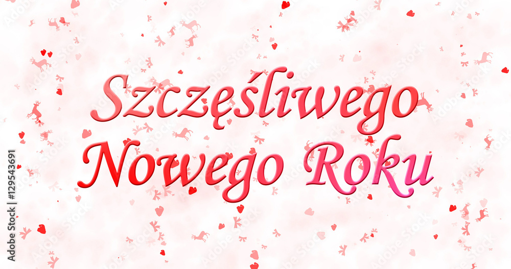Happy New Year text in Polish Happy New Year text in Polish