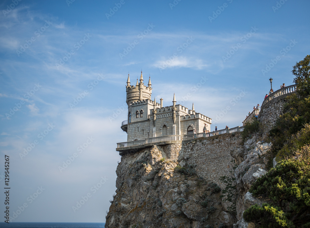 The decorative Neo-Gothic castle Swallow's Nest