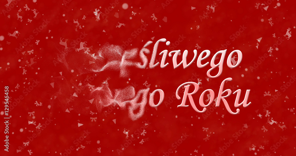 Happy New Year text in Polish Happy New Year text in Polish