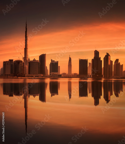 Business bay of Dubai, UAE © boule1301