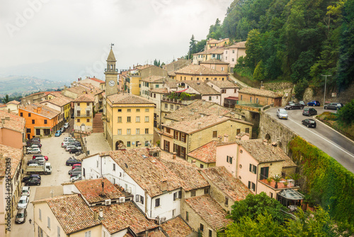 View of the village from the fortress of San Marino Republic