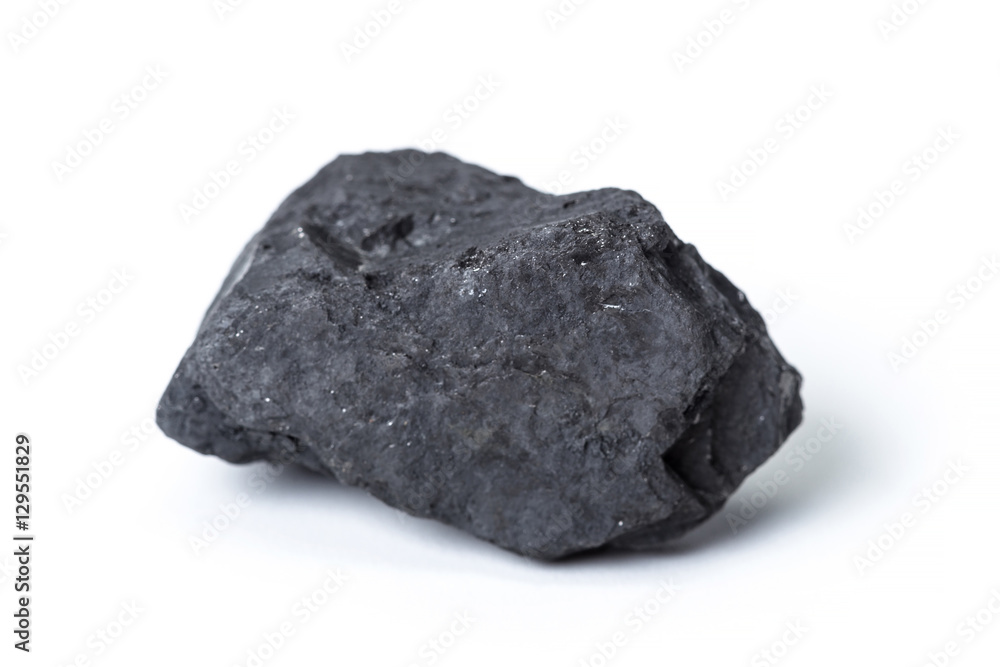 Natural wood charcoal Isolated on white Natural wood charcoal Isolated on white