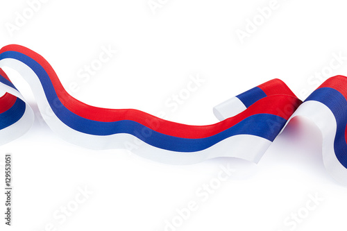 Free Download Curl of Russian flag on white background - GFXLoad