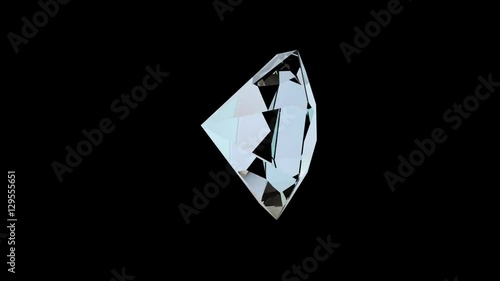 Rotating diamond 4k
