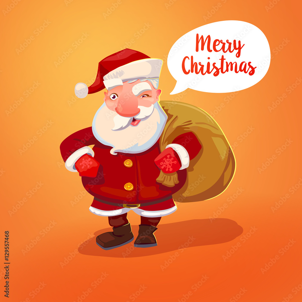 Santa Claus with sack Santa Claus with sack