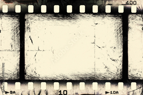 Obraz na płótnie grunge filmstrip w salonie