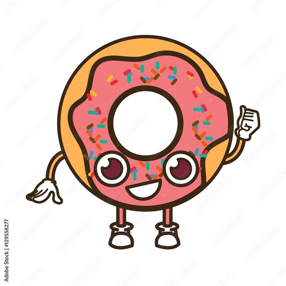 Donut Chocolate Vector Logo Design Element