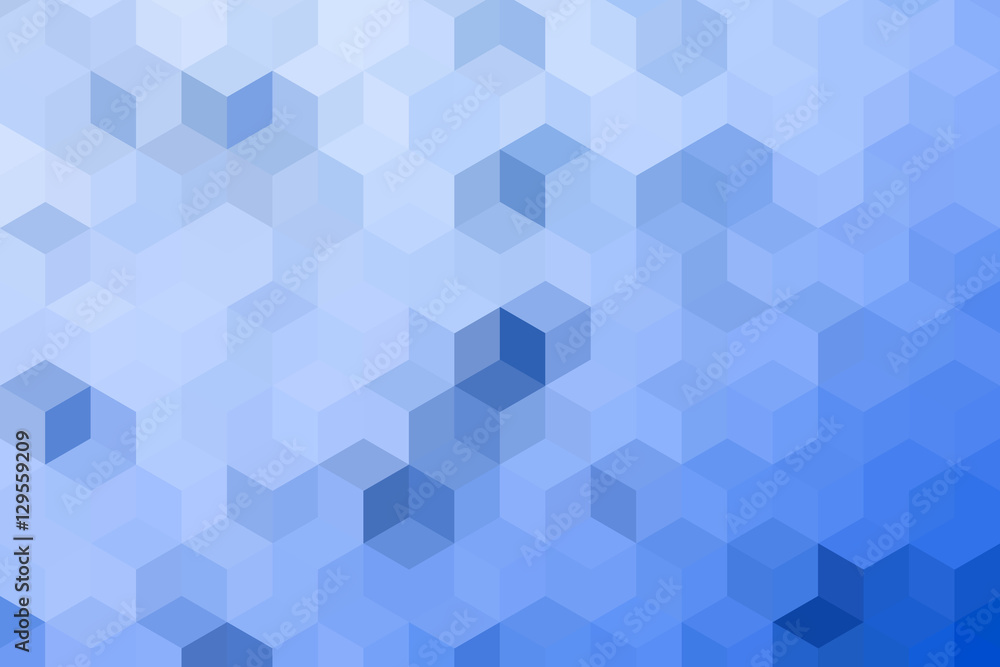 Blue Abstract Mosaic Background Blue Abstract Mosaic Background