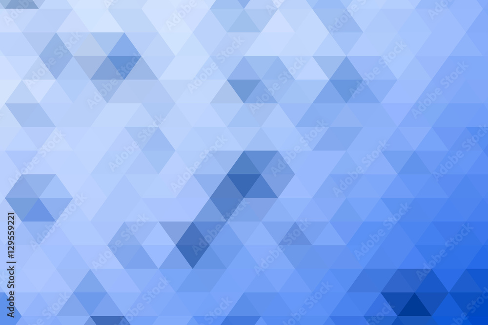 Fototapeta premium Blue Abstract Mosaic Background