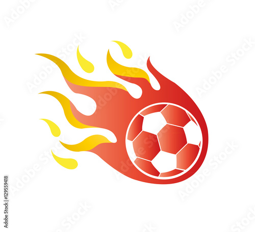 Fu  ball on Fire