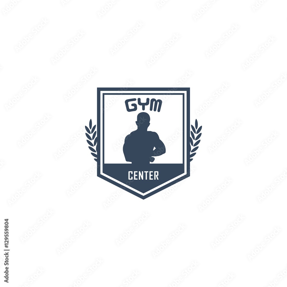 Gym Fitness Workout Vector Logo Design Template Gym Fitness Workout Vector Logo Design Template