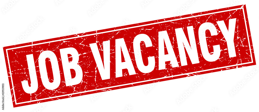 job vacancy square stamp job vacancy square stamp