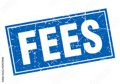 fees square stamp
