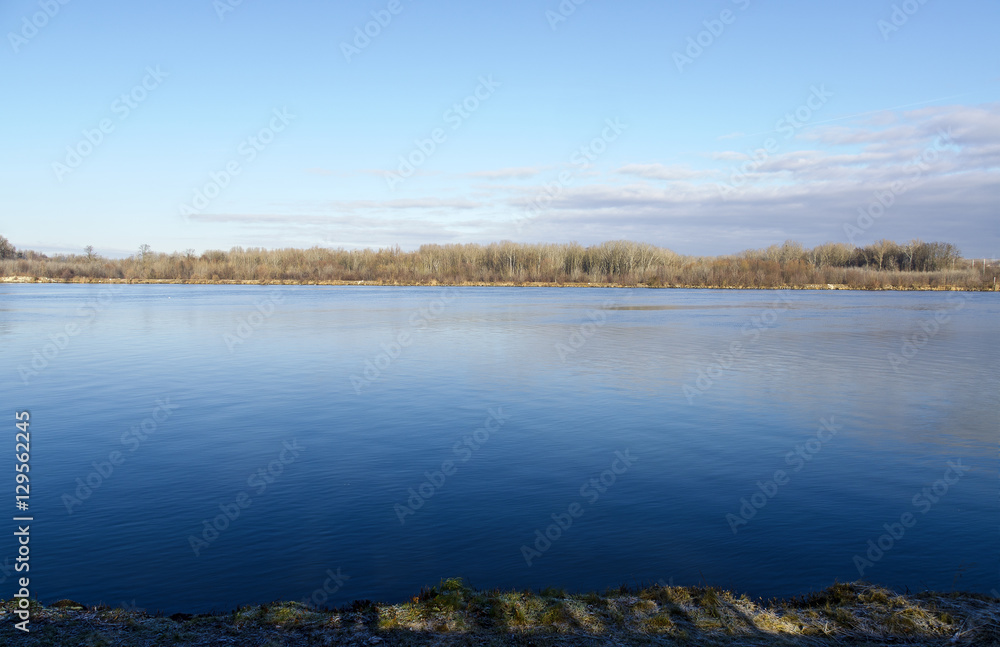 Blue Danube at winter