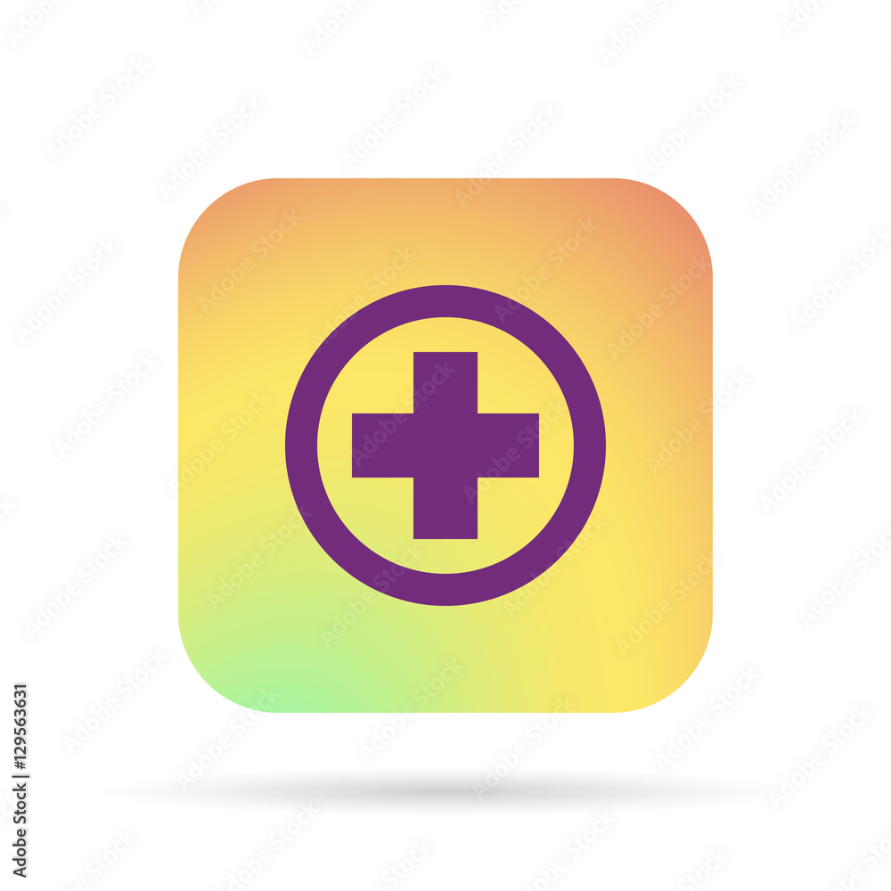 icon medical in round icon medical in round
