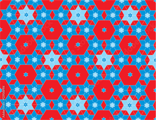  Abstrakter Hintergrund.Arabic pattern seamless background.