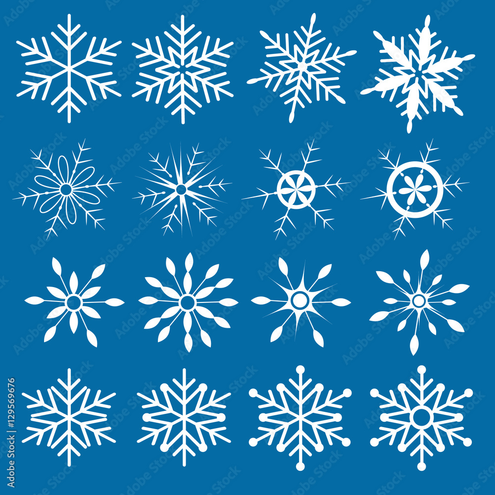 Snowflakes vector Snowflakes vector