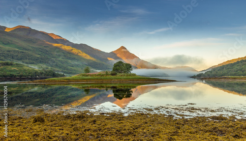 Clouds on Loch Leven Kinlochleven Pap of Glencoe Scotland